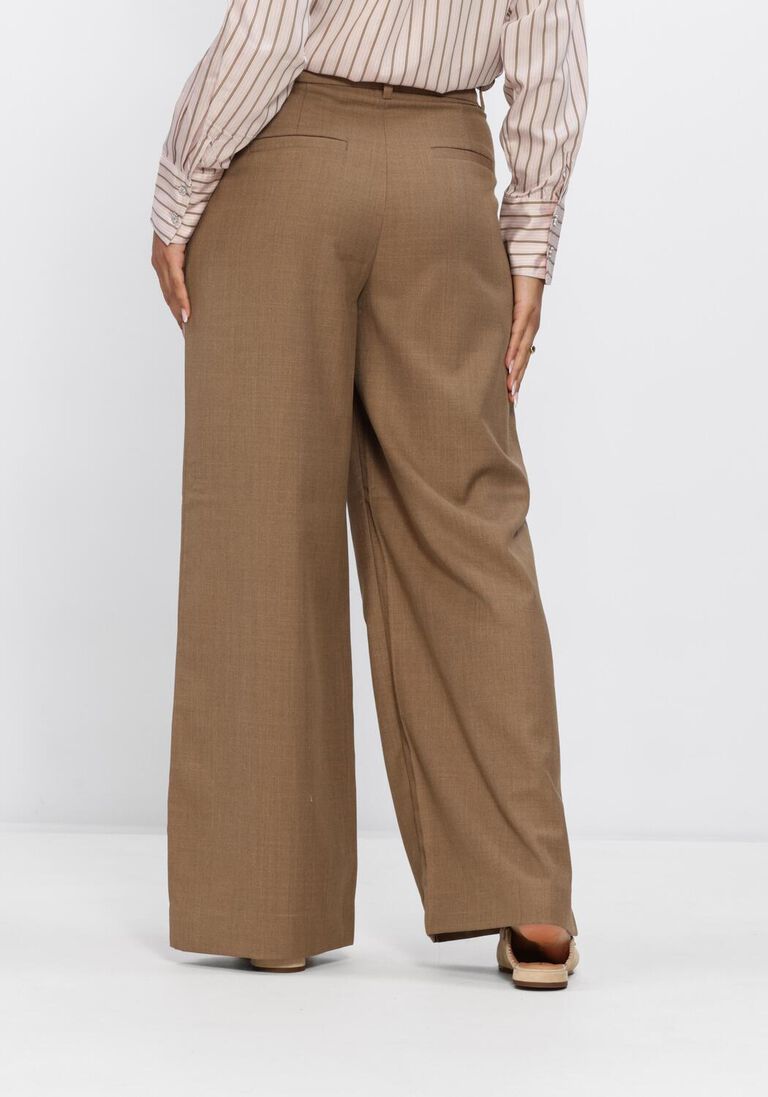 bruine bruuns bazaar wijde broek waterlilybbvala pants