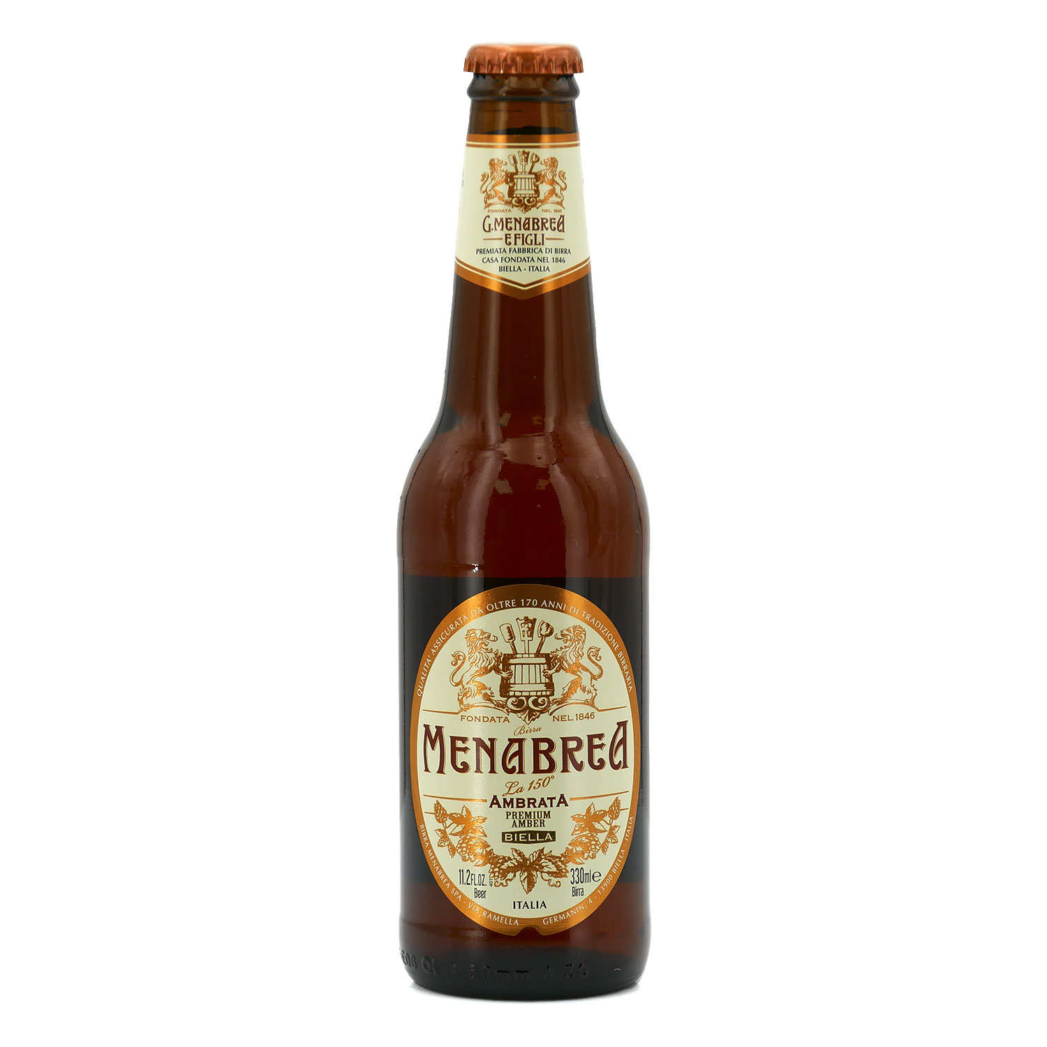 Menabrea Ambrata - Bière ambrée d'Italie 5,0%