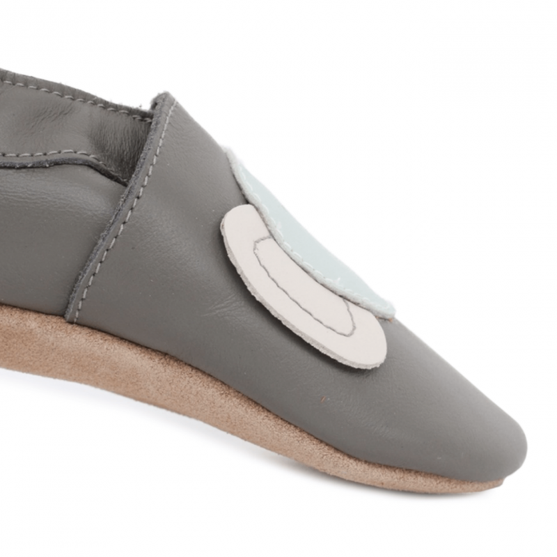 Bobux Bobux chaussons Elephant gris