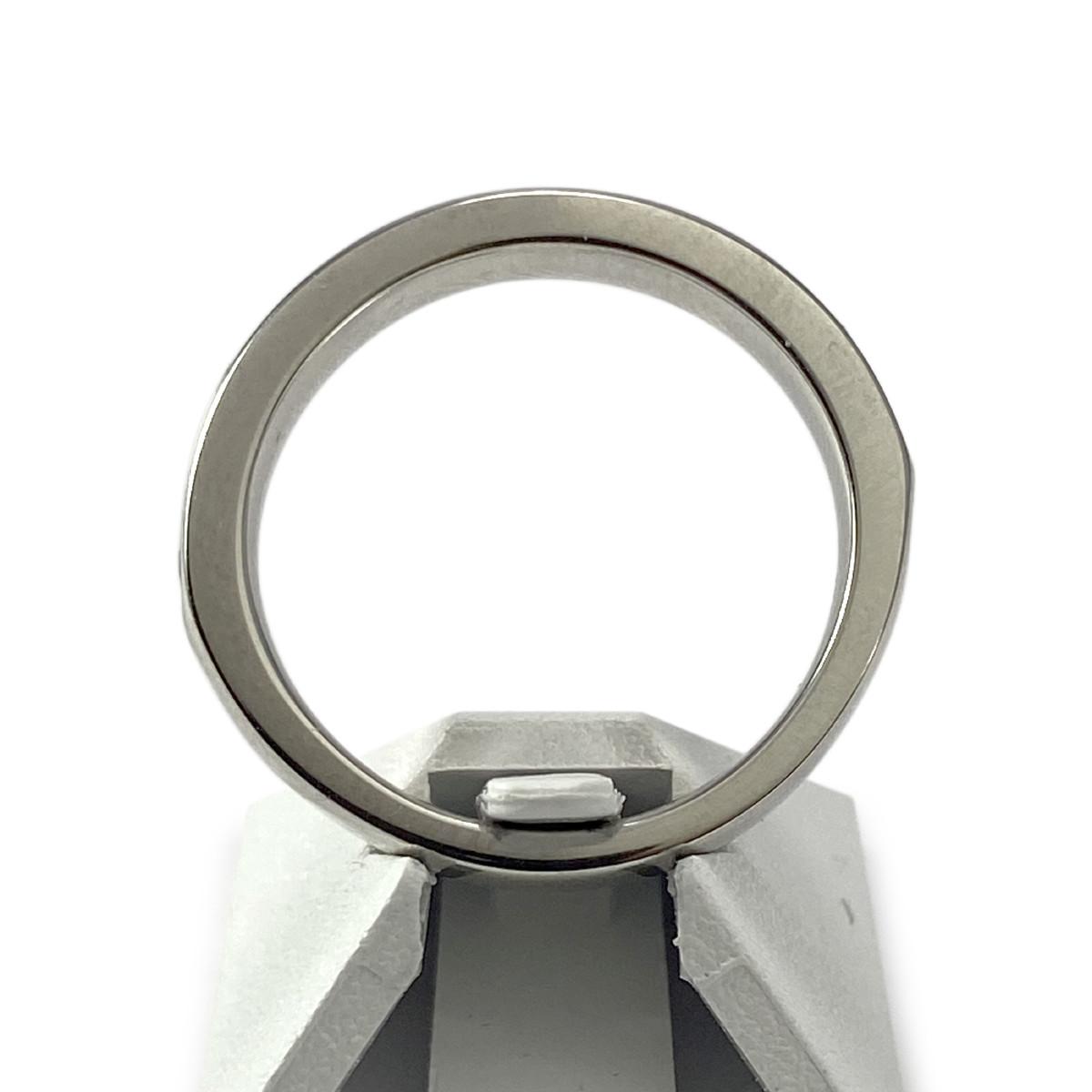 Bague d'occasion demi-tour or 750 blanc diamants