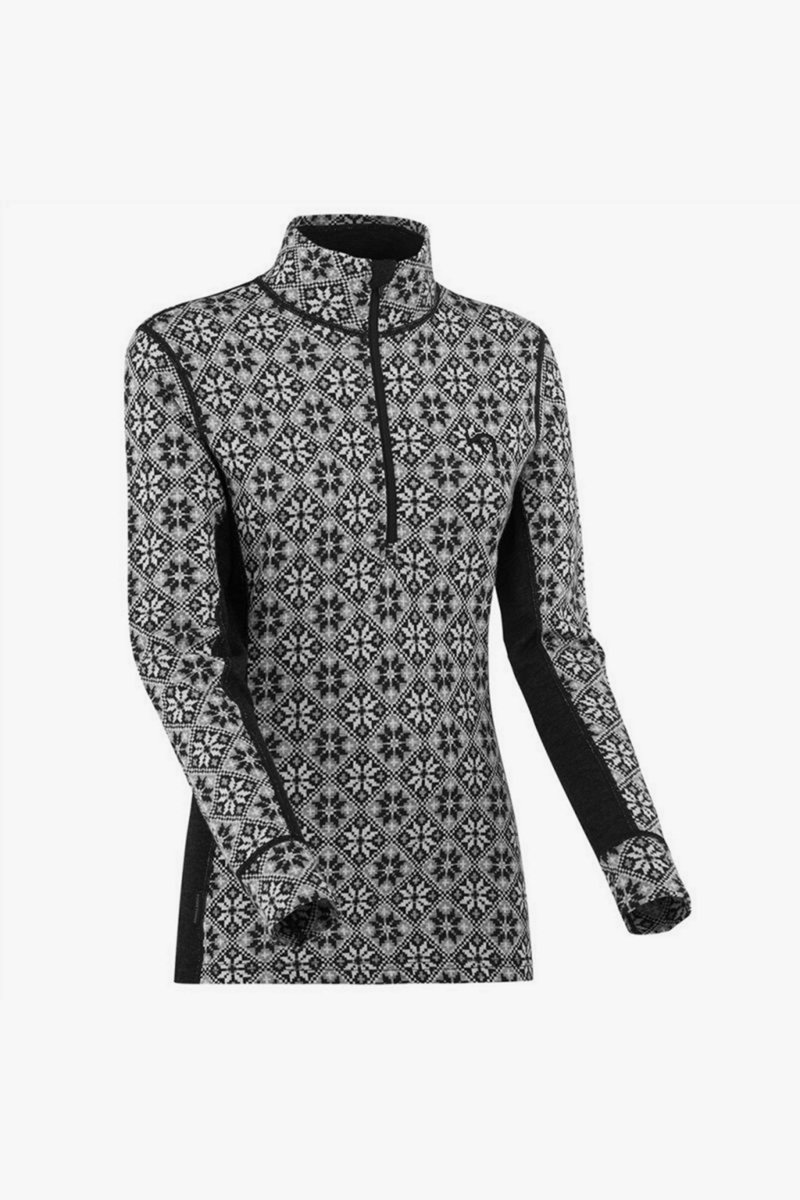 Kari Traa Rose Half Zip Damen Thermo Longsleeve