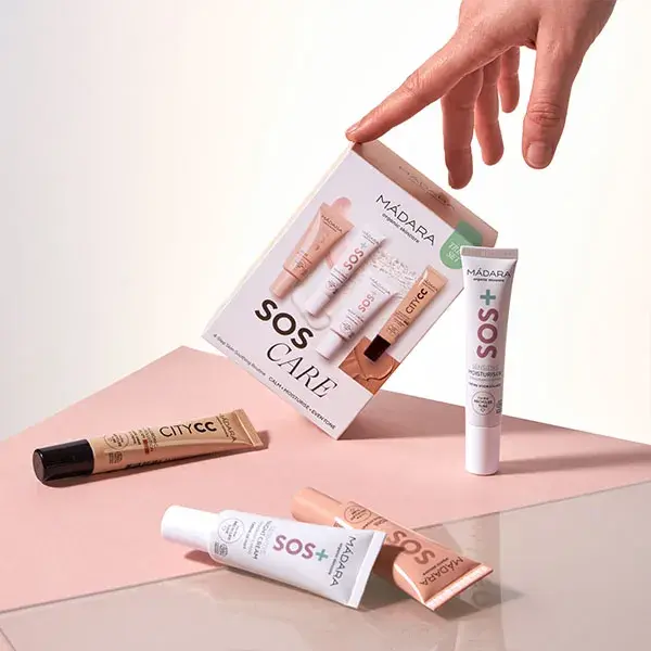 Kit de Rotina Calmante SOS Care em 4 Passos da Madara Cosmetics - Tamanho Médio - 64ml