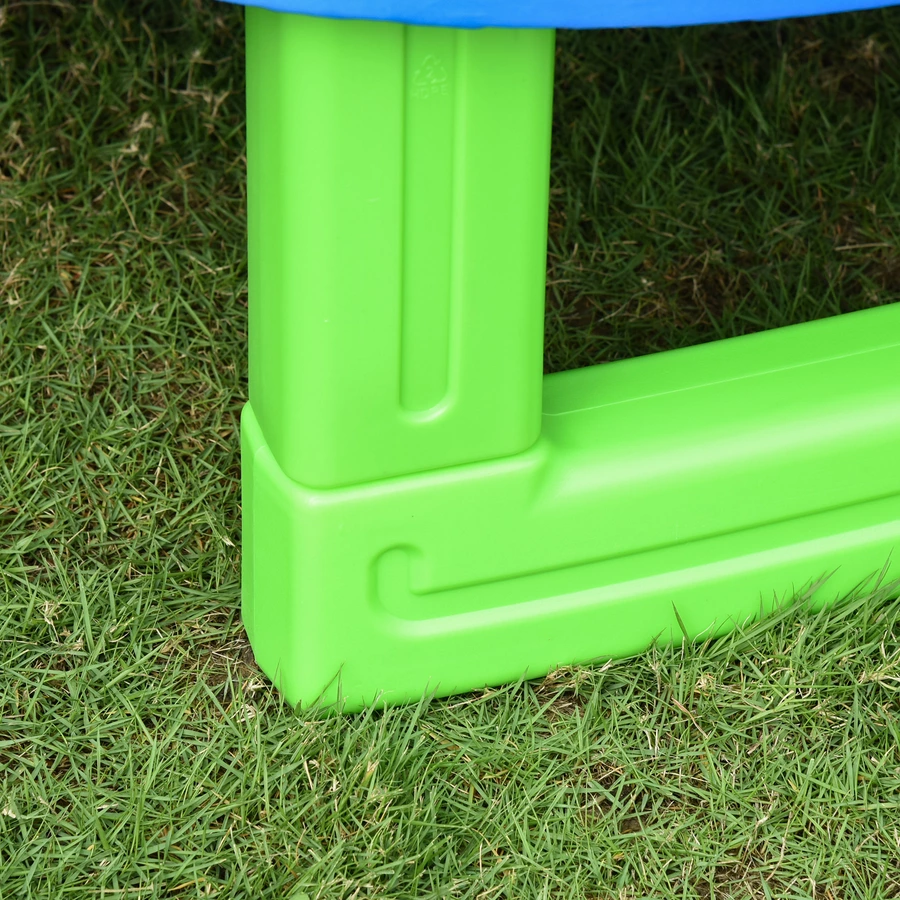 HOMCOM Kinder Trampolin mit PE Netz bunt