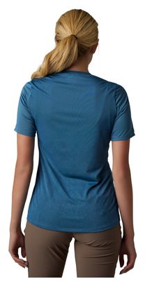 Maillot Manches Courtes Fox Ranger TruDri Femme Slate Bleu
