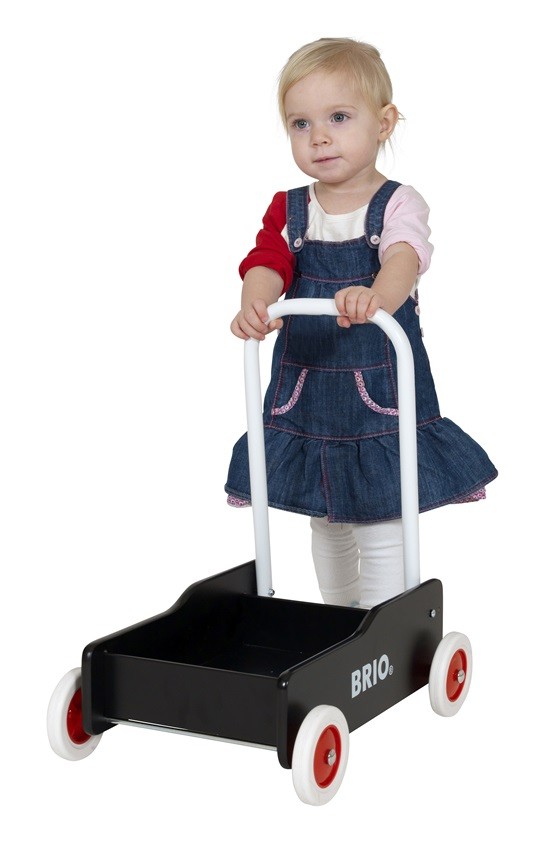 BRIO Gåvogn, Sort (31351)
