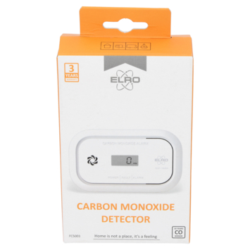 Elro FC5003 koolmonoxidemelder inclusief 2 jaar AA-batterij