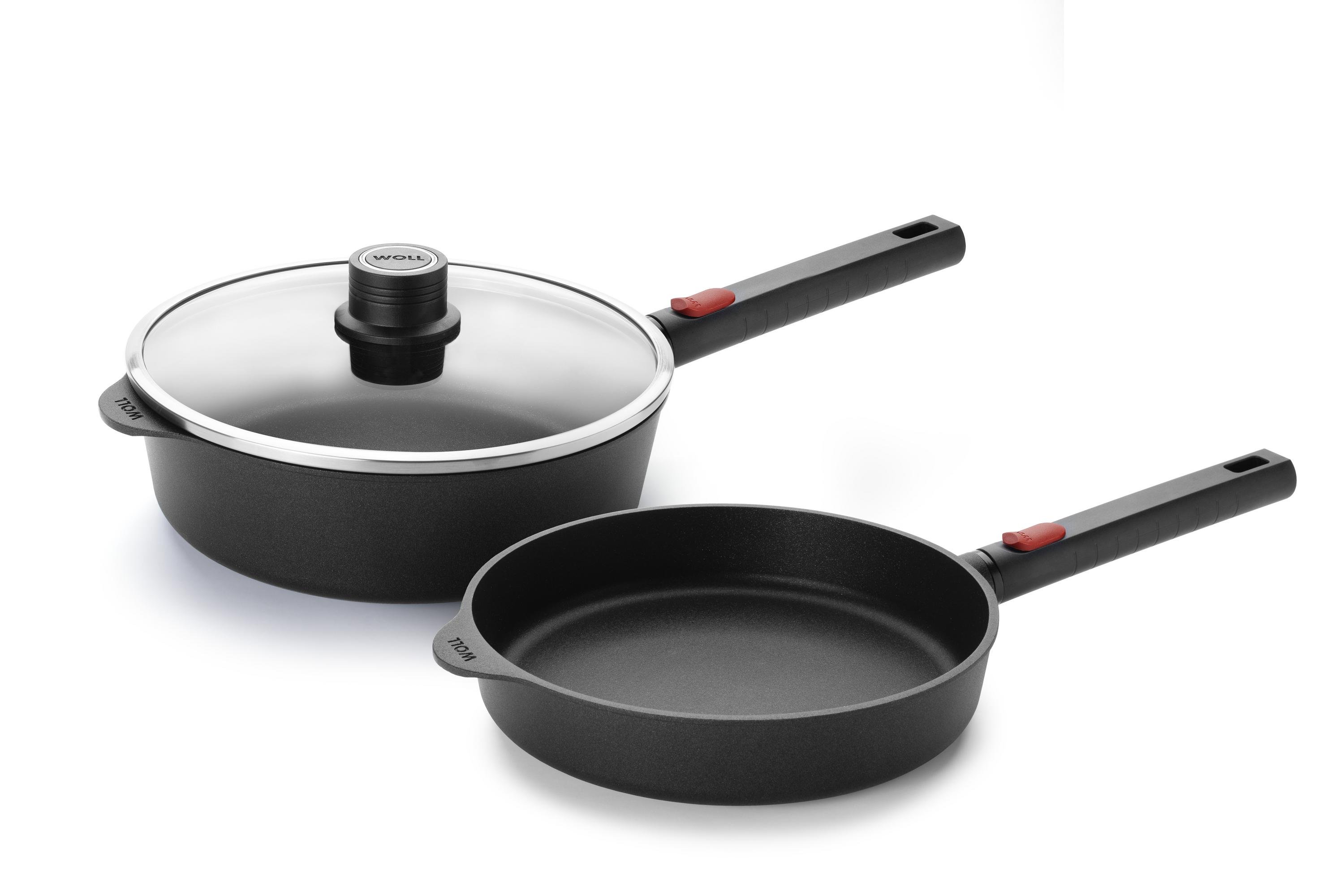 Eco Logic QXR Pfannen-Set mit Deckel, 3-tlg., Ø 24cm - Herdart: Alle Herdarten inkl. Induktion