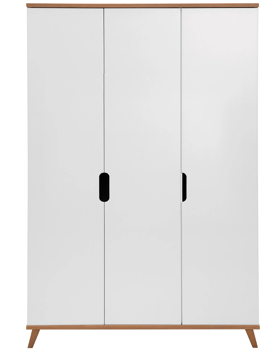 Kleiderschrank INFANSCOLOR II (Farbe: weiß/Buche)