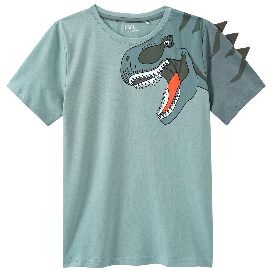 Topolino Jungen Shorty mit Dino-Motiven salbei / hellgrau