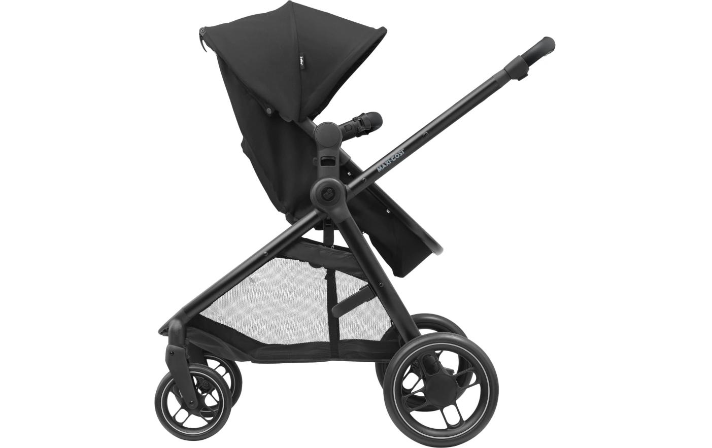 Kinderwagen Zelia 3 Essential Black<br>Praktischer 2-in-1-Kinderwagen mit Sportwagenaufsatz
