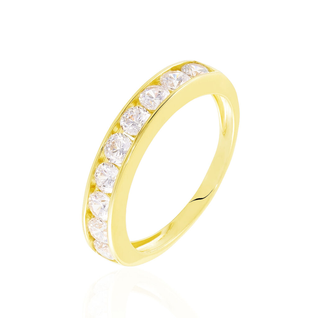 Bague Davila Or Jaune Oxyde De Zirconium