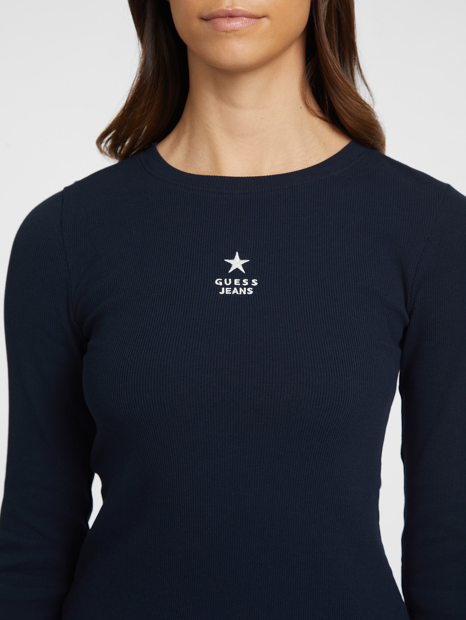 Camiseta Slim Rib-Knit Star