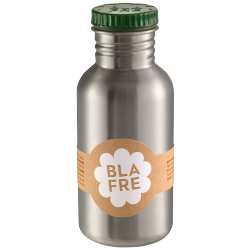Blafre rvs drinkfles donkergroen - 500ml