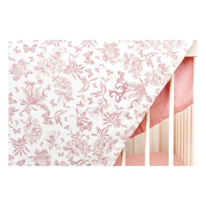 Tartine et Chocolat Couverture Toile de Jouy | Rose pêche
