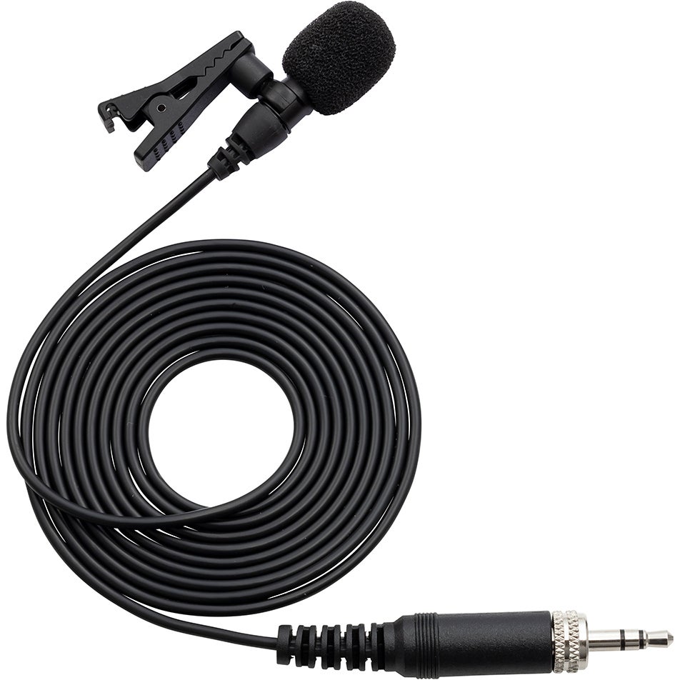 Zoom F2 recorder met dasspeldmicrofoon