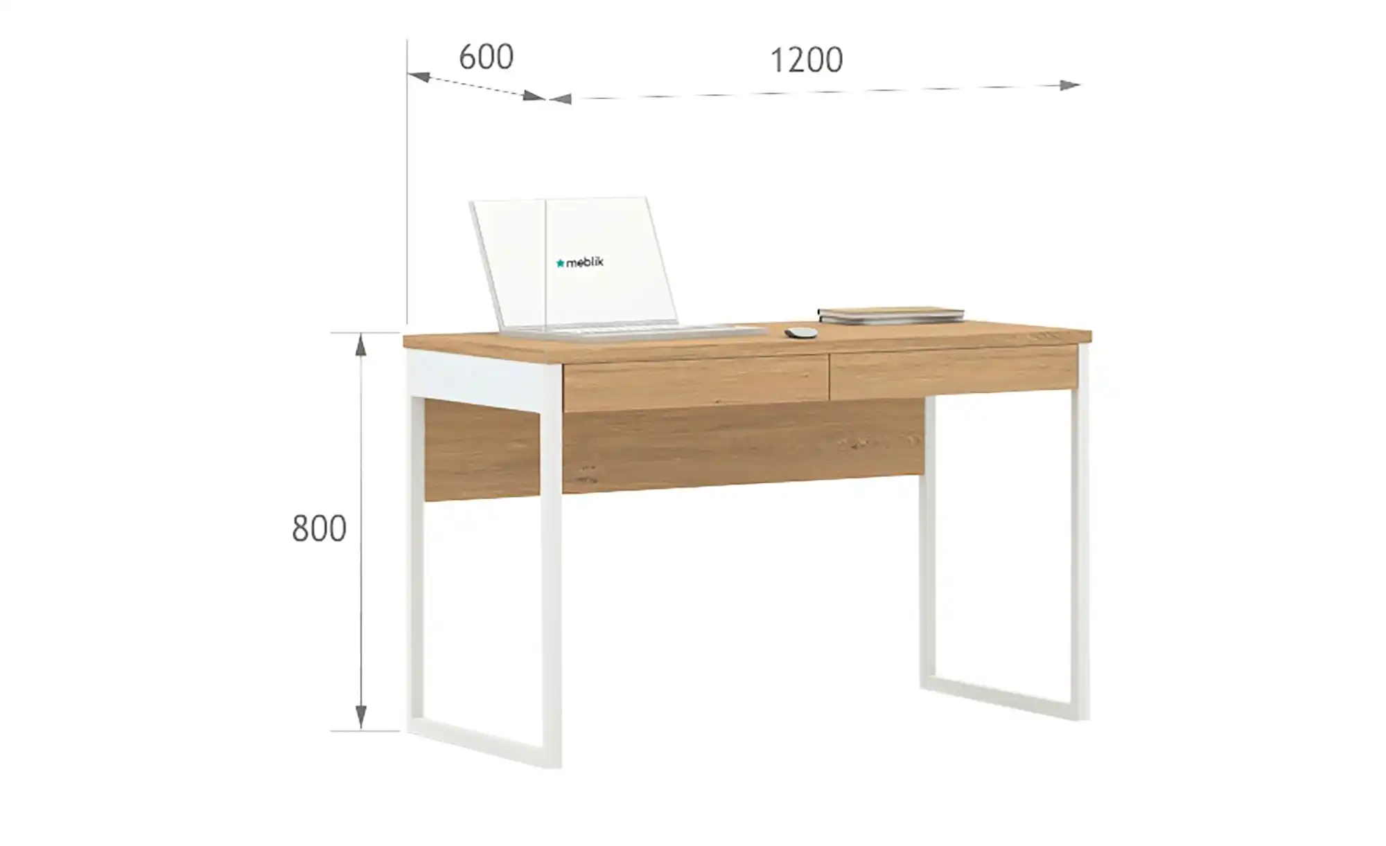 Schreibtisch White Oak