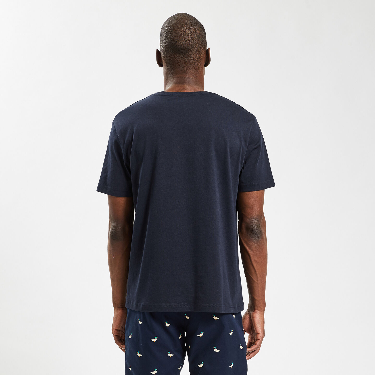 Tee-shirt de pyjama manches courtes Bleu foncé
