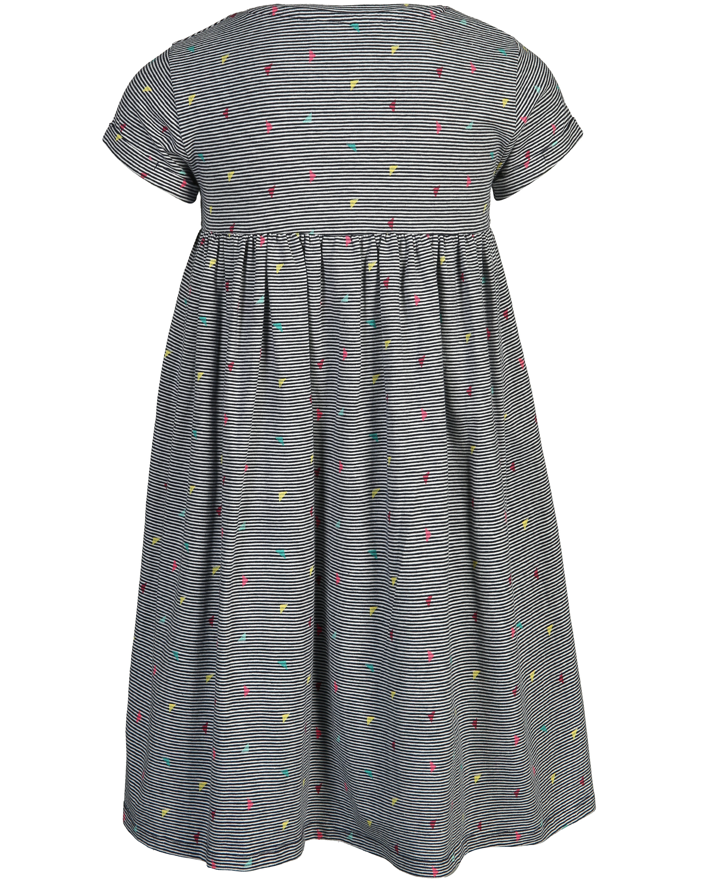 Kurzarm-Kleid TRIANGLE in navy