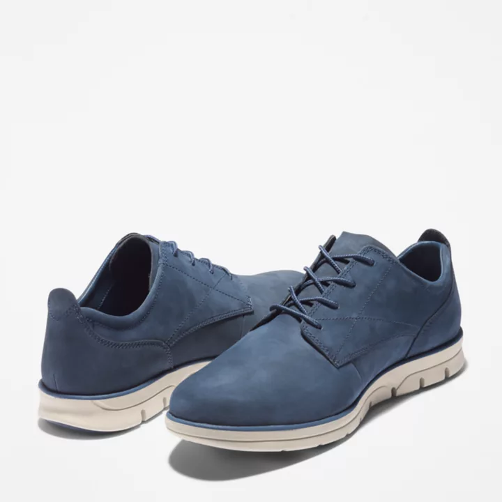 Chaussure en cuir Oxford Bradstreet pour homme en bleu marine