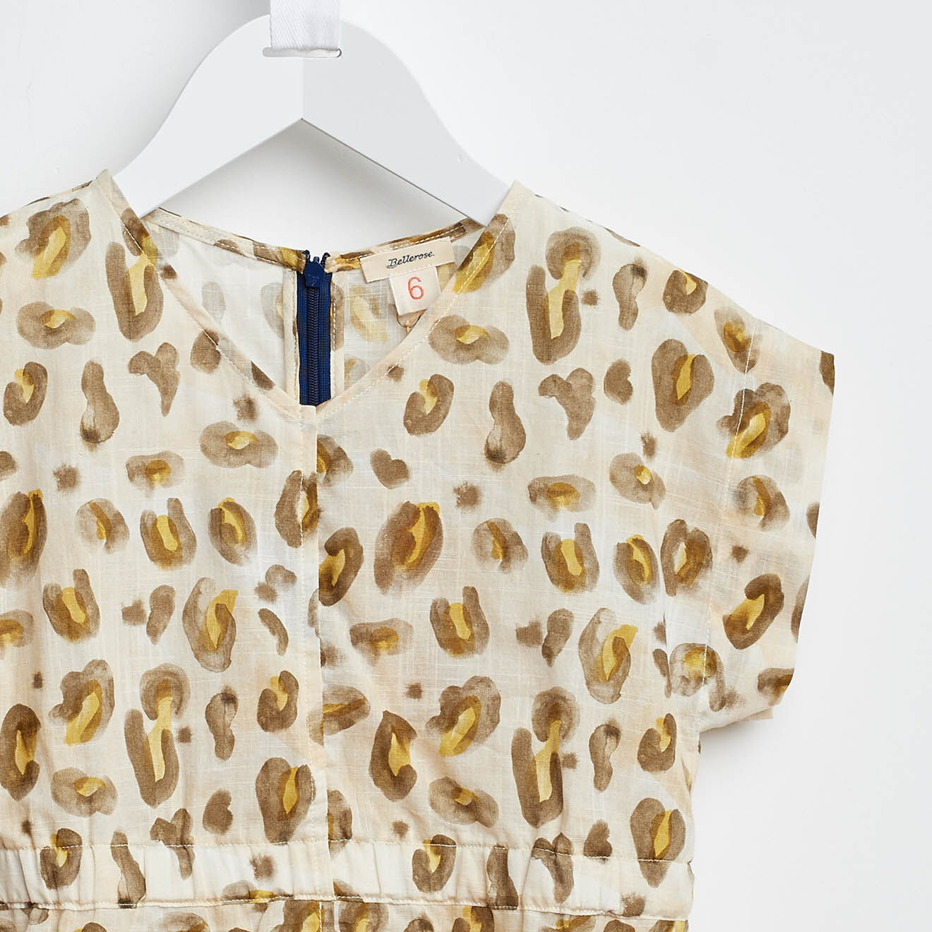 Bellerose Blouse Anneke en Coton imprimé écrue