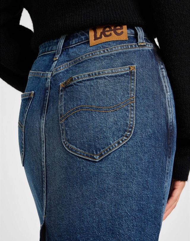 Lee® Jeansrock »Lee Jeansrock Midi Skirt«