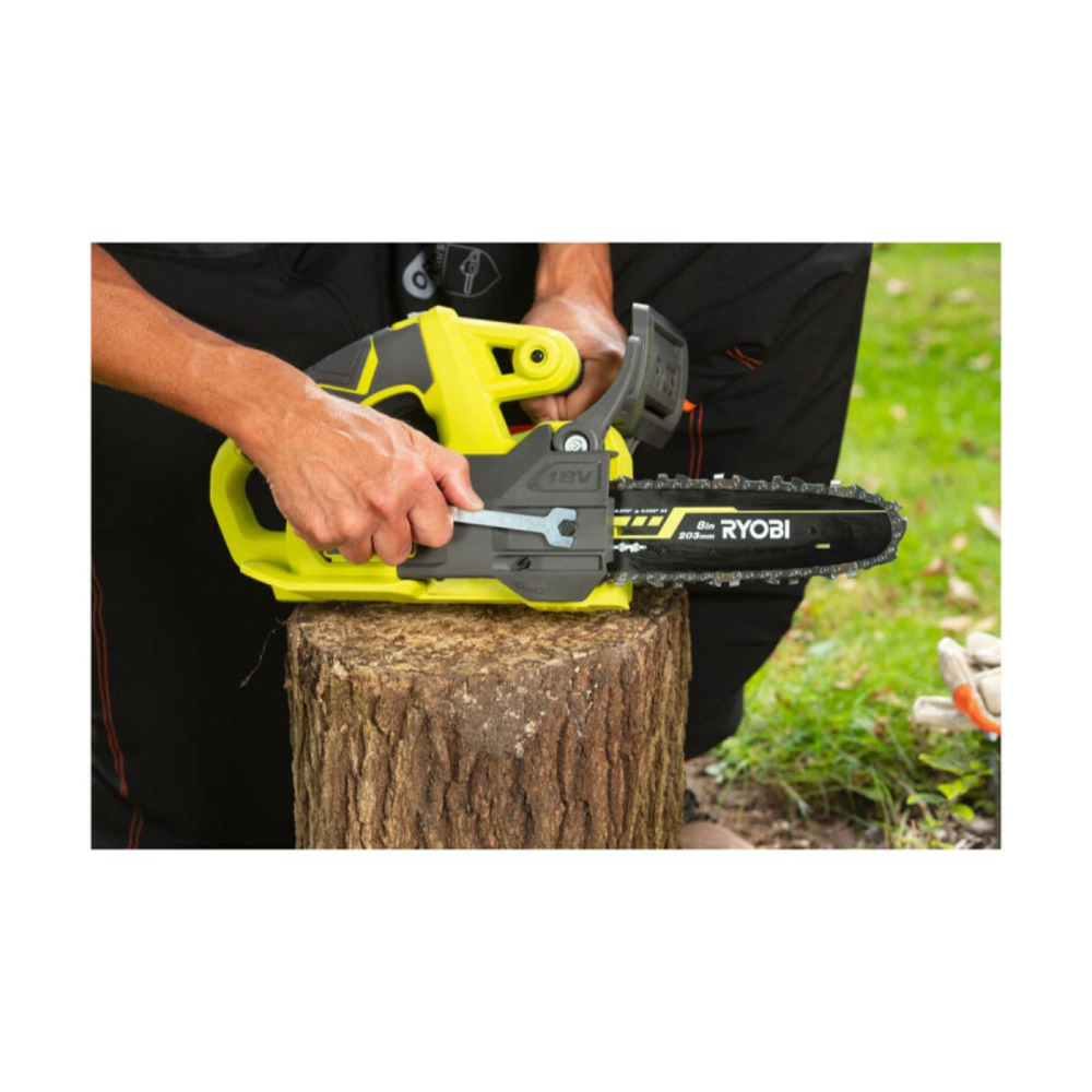 Tronçonneuse ryobi 18v oneplus - sans batterie ni chargeur - ry18cs20a-0