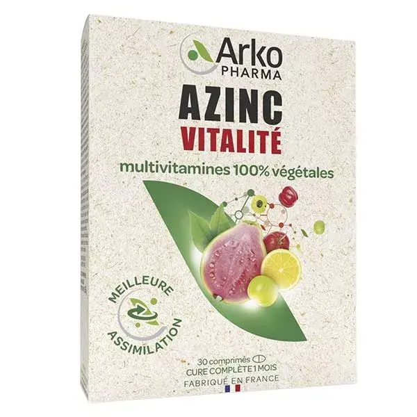 Arkopharma Azinc Natural Vitality 30 comprimidos