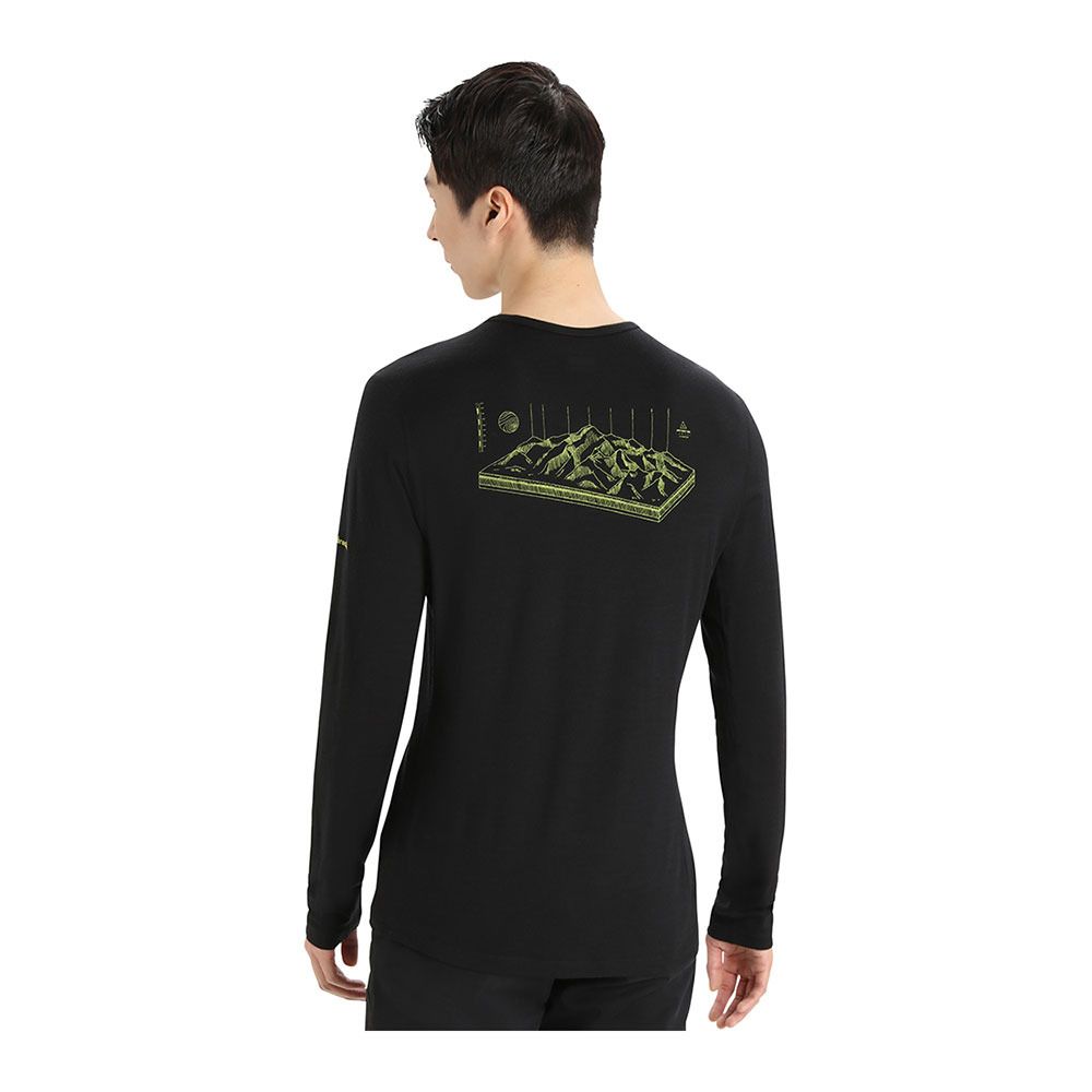 Icebreaker 200 OASIS - Tee-shirt Homme black