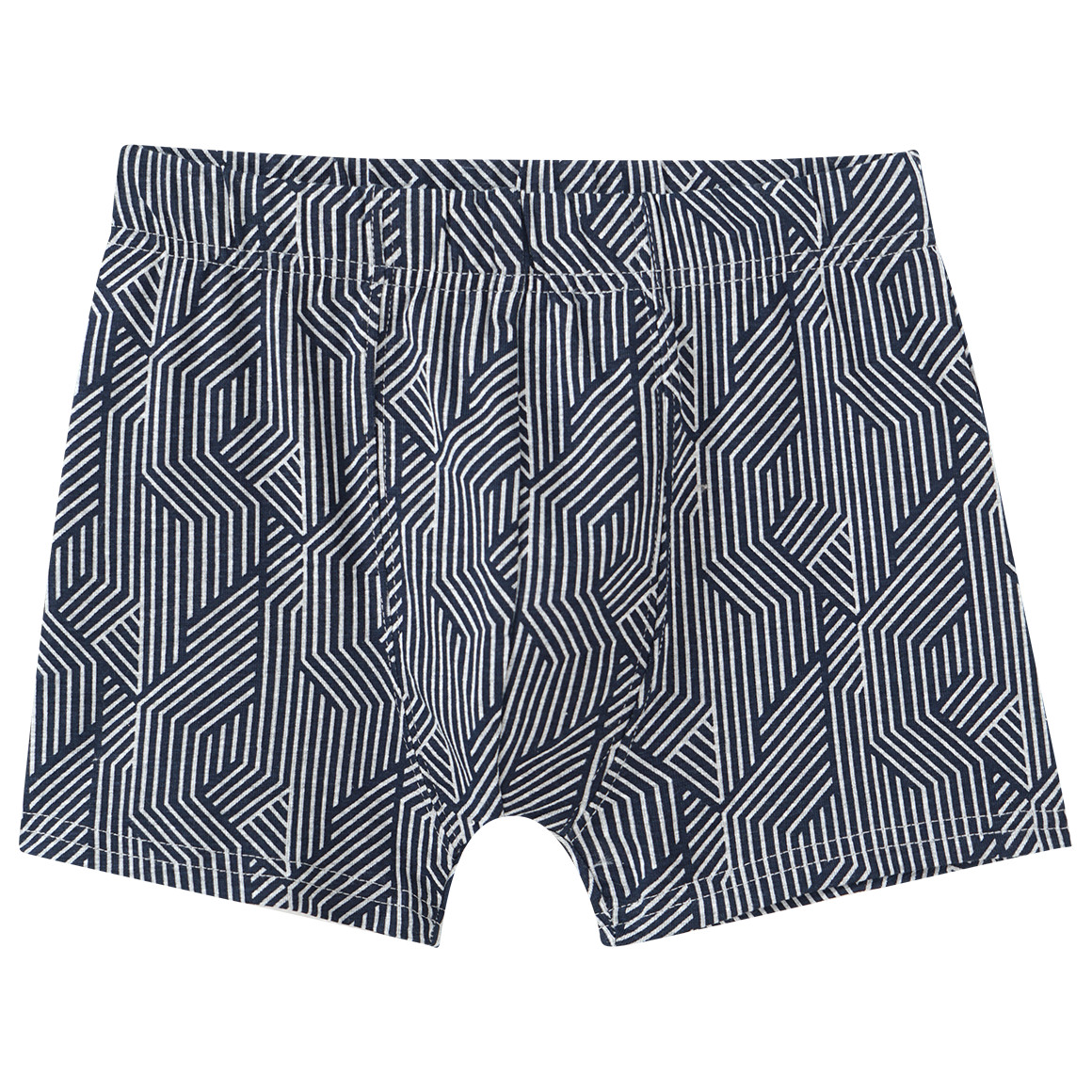 Yigga 3 Jungen Boxer mit Bio-Baumwolle dunkelblau / blau / hellgrau