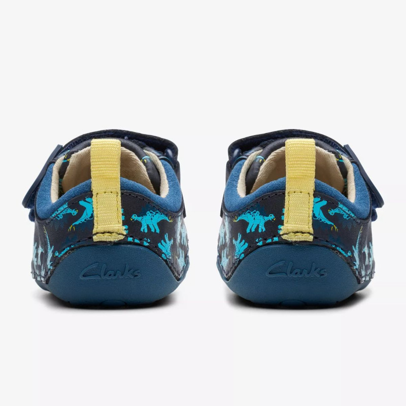Clarks Clarks Tiny Stomp Navy Print