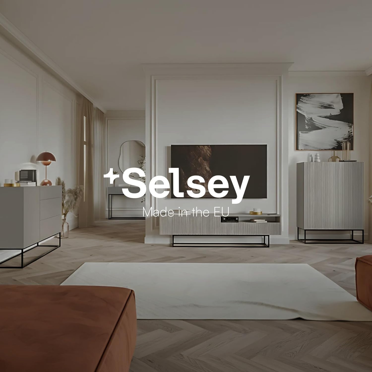 Selsey Konsolentisch Mit Schublade Hängend Beistelltisch 90 cm Eingangstisch Konsole Schminktisch Veldio Schwarz