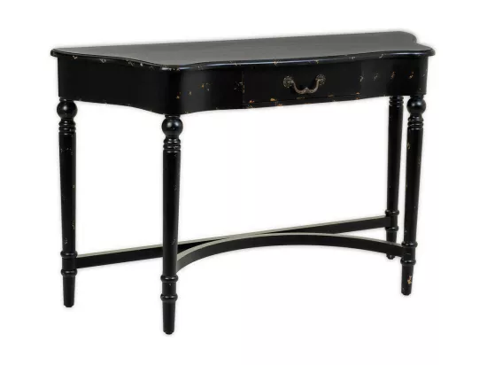 Console en bois avec 1 tiroir 125x42,5x78