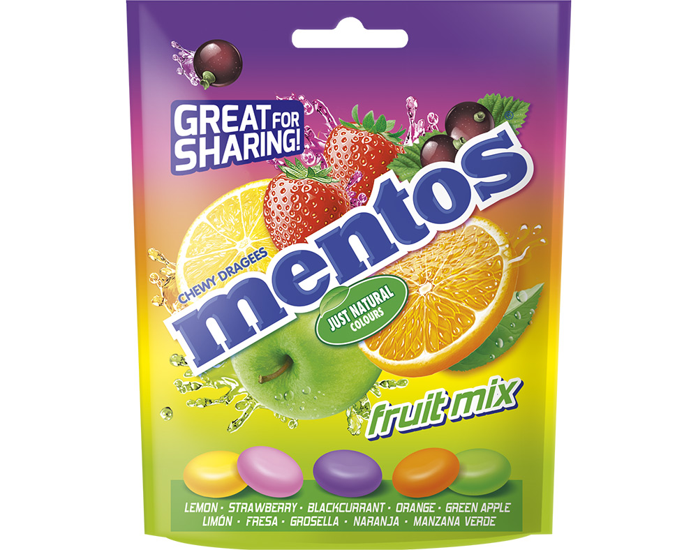 DROP MENTOS FRUIT MIX 160G