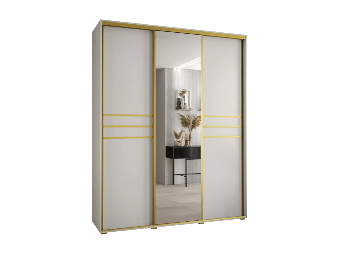 ARMOIRE DAVOS 11 À PORTES COULISSANTES 235,2/200/60 3 portes