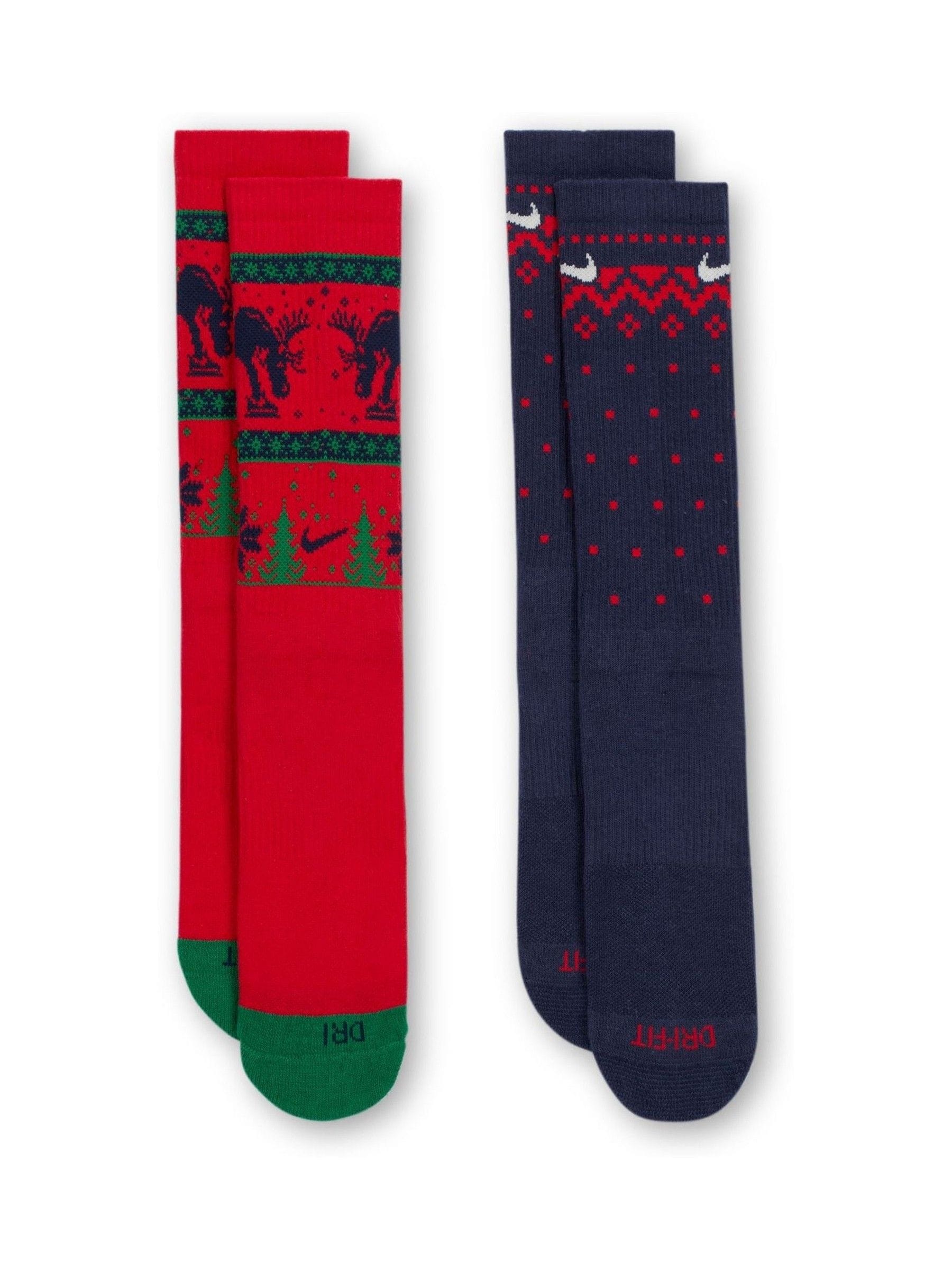 Natuurlijk - Nike Fairisle Crew Socks 2 Pack