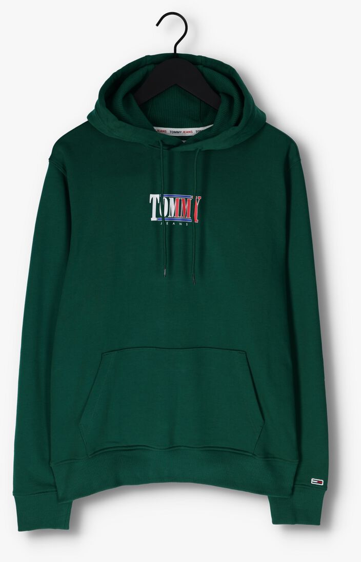 TOMMY JEANS donkergroene tommy jeans sweater tjm reg essential graphic hoodie