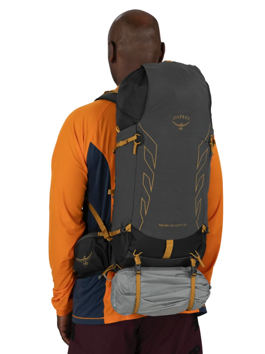 Osprey Talon Velocity 30 Dark Charcoal/tumbleweed Yellow