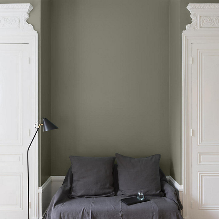 Peinture multisupport murs, plafonds et boiseries Velours de peinture gris gavroche Libéron 2,5L