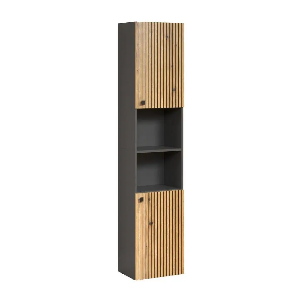 CALICOSY - Geribbelde badkamerkolom PUREBLISS - 15x122x44,5 cm