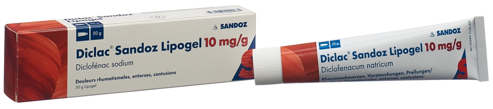 DICLAC Sandoz Lipogel 10 mg/g Tb 50 g
