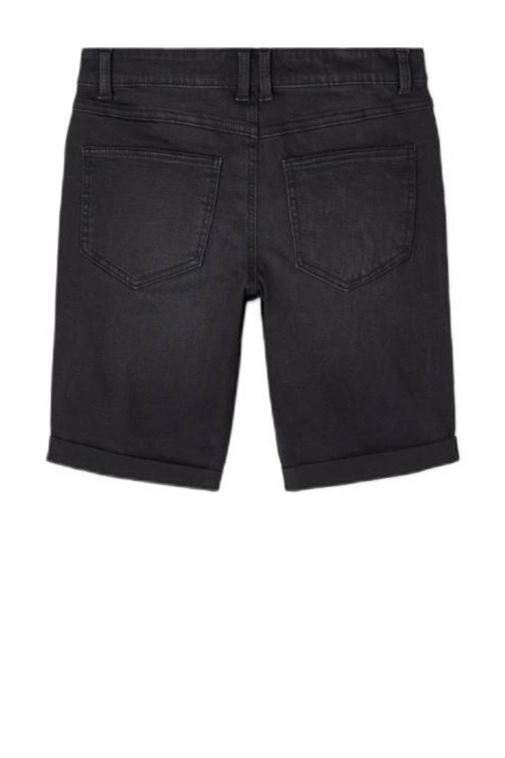LMTD regular fit jeans bermuda NLMTOMO zwart