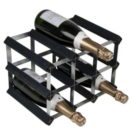 RTA Global  9 vinreol, Black Ash - 3x2