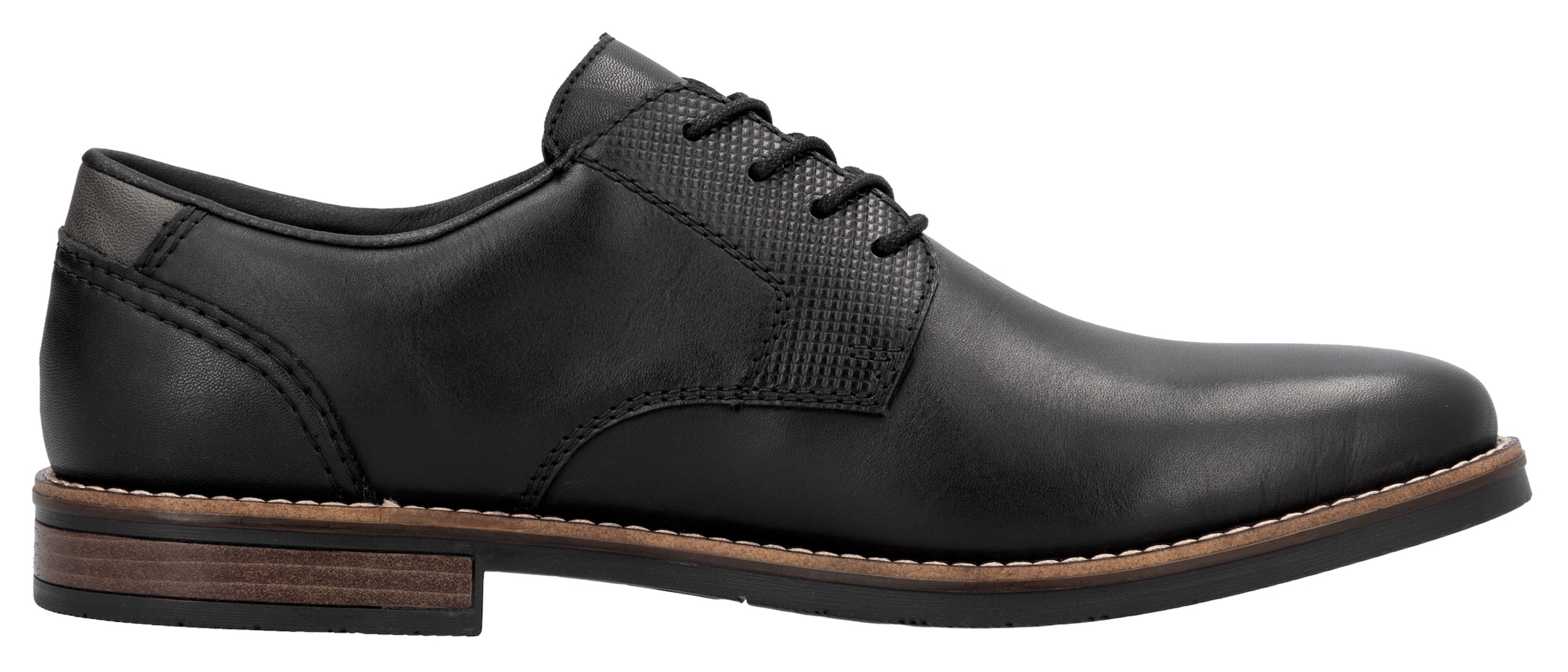 Rieker Schnürschuh  , Businessschuh, Halbschuh, Festtagsschuh mit Leder-Decksohle
