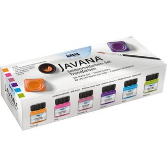 Peinture pour soie JAVANA, kit couleur tendance