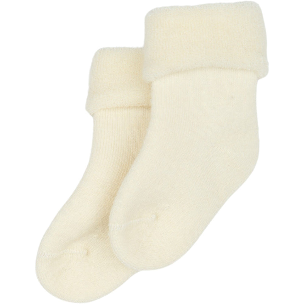Køb minipop® Off White Minipop Uld Baby Strømpe
