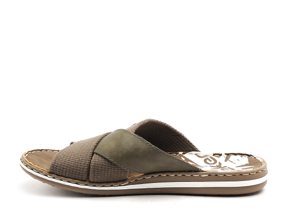 Rieker mules et sabots homme 21066 kaki