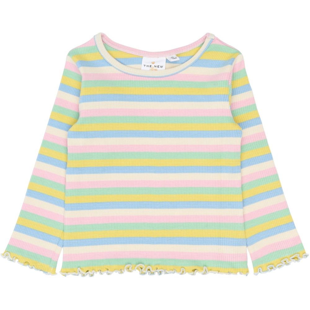 Køb THE NEW Siblings Multi Striped Tnstsofia L_S Rib Tee
