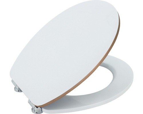 form&style toiletzitting Edge metallic goud MDF met soft-close mechanisme