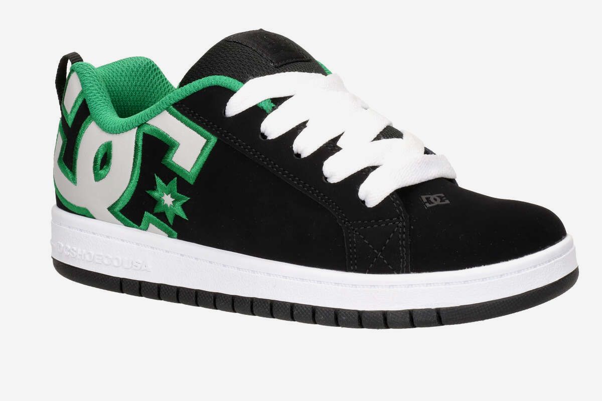 DC Court Graffi Schuh kids (black kelly green)