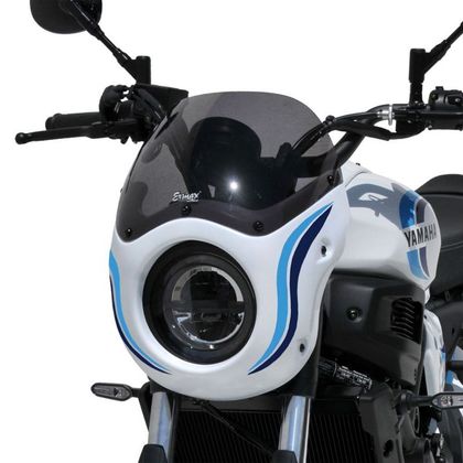 Tête de fourche Ermax Café Racer - Blanc / Bleu